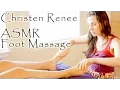 ASMR Foot Massage - Soft Spoken Relaxation Massage Therapy Swedish Techniques For Feet
