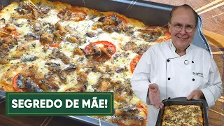 Pizza de Sardinha Caseira: A Receita da Minha Mãe Rápida e Muito Fácil de Assar.