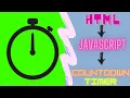 CountDown Timer using JavaScript Count-Down Clock using HTML and JavaScript