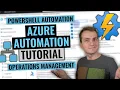Azure Automation Tutorial Automate PowerShell execution