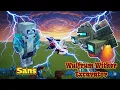 Sans VS Wulfrum Wither Excavator Minecraft Mobs Battle