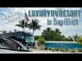 200 A NIGHT Luxury RV Resort in Key West Bluewater Key TOUR REVIEW