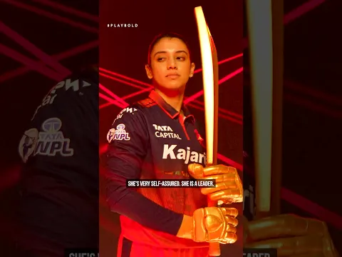 All about 𝗦𝗺𝗿𝗶𝘁𝗶: 𝗧𝗵𝗲 𝗖𝗮𝗽𝘁𝗮𝗶𝗻, 𝗧𝗵𝗲 𝗟𝗲𝗮𝗱𝗲𝗿. 🗣️❤️‍🔥🇮🇳 | RCB