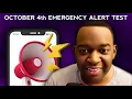 October 4th Emergency Alert Test What You Need To Know