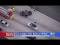 Driver Airlifted From Rollover Crash On 101 Freeway In Calabasas