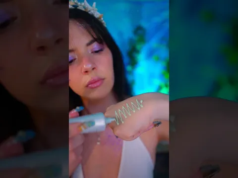 Rehydrating your mermaid scales 🫧💦🧜‍♀️🪸 #asmr