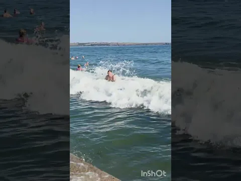 После прилива — снова в волны! 🌊#море #волны #прилив #пляж #лето #водоросли #Ireland