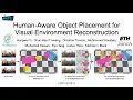MOVER Human-Aware Object Placement for Visual Environment Reconstruction