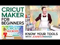 Cricut Maker Tools Supplies for Beginners Cricut Kickoff Lesson 2 - Know the Tools to Use