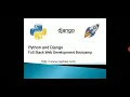 Python - django full stack web development