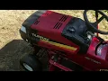 1990 s murray riding lawnmower run-up and look over