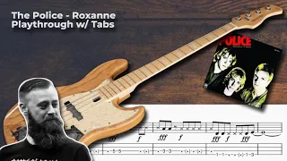 Download The Police - Roxanne (Bass Cover) (Lesson w/ Tabs) MP3