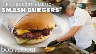 how george motz makes nyc s best burgers at hamburger america made to order bon app tit