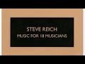 Download Lagu Steve Reich - Music for 18 Musicians (1978) [Audio + Score]
