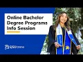 Info Session for Spring 2026 Online Programs