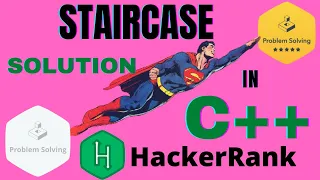 Hackerrank Staircase problem solution in C
