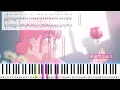 コントラスト(弾き語り伴奏)/TOMOO『アオのハコ』エンディング2【楽譜配信中】Contrast/BlueBox Ending 2