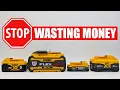Your BUYING and USING DeWALT 20V FLEXVOLT Batteries ALL WRONG