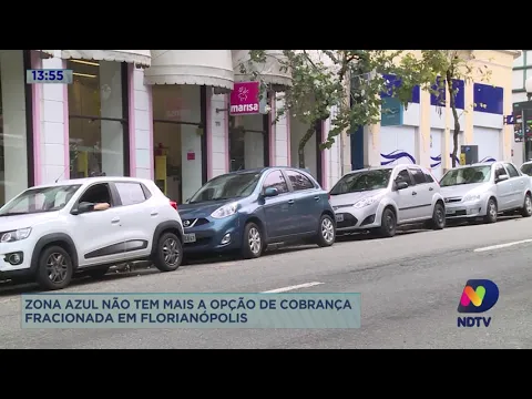 Zona Azul não tem mais a opção de cobrança fracionada em Florianópolis