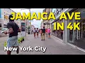 NYC Walk Jamaica Avenue Queens in 96 F Heat Wave Sutphin Blvd to 165th St 4K POV