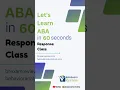 Response Class - Learn Applied Behavior Analysis in 60 seconds