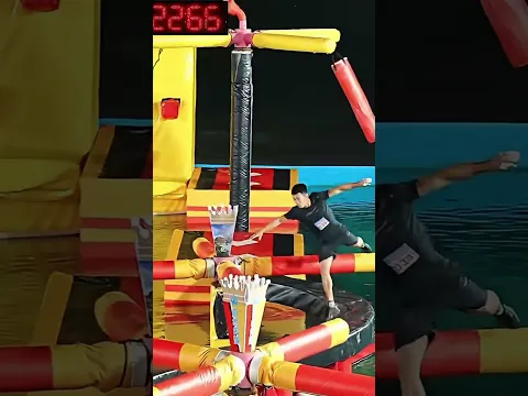 #ninjawarriorcourse #waterpark #speedruning