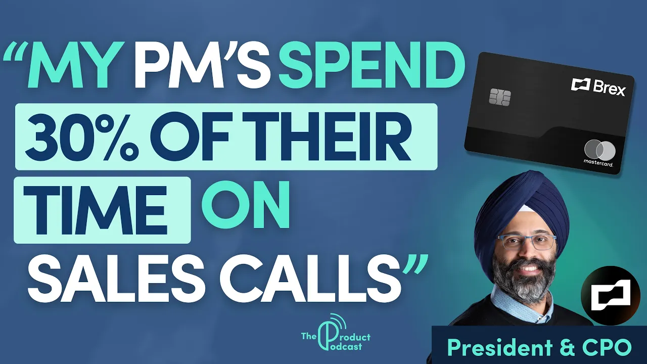 Brex CPO on embedding Product into sales to drive revenue | Karandeep Anand  - YouTube thumbnail