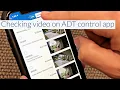 HOW-TO Check from your ADT control app