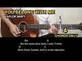 You Belong With Me - Taylor Swift Guitar Tutorial Guitar Chords