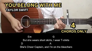 Download You Belong With Me - Taylor Swift | Guitar Tutorial | Guitar Chords MP3