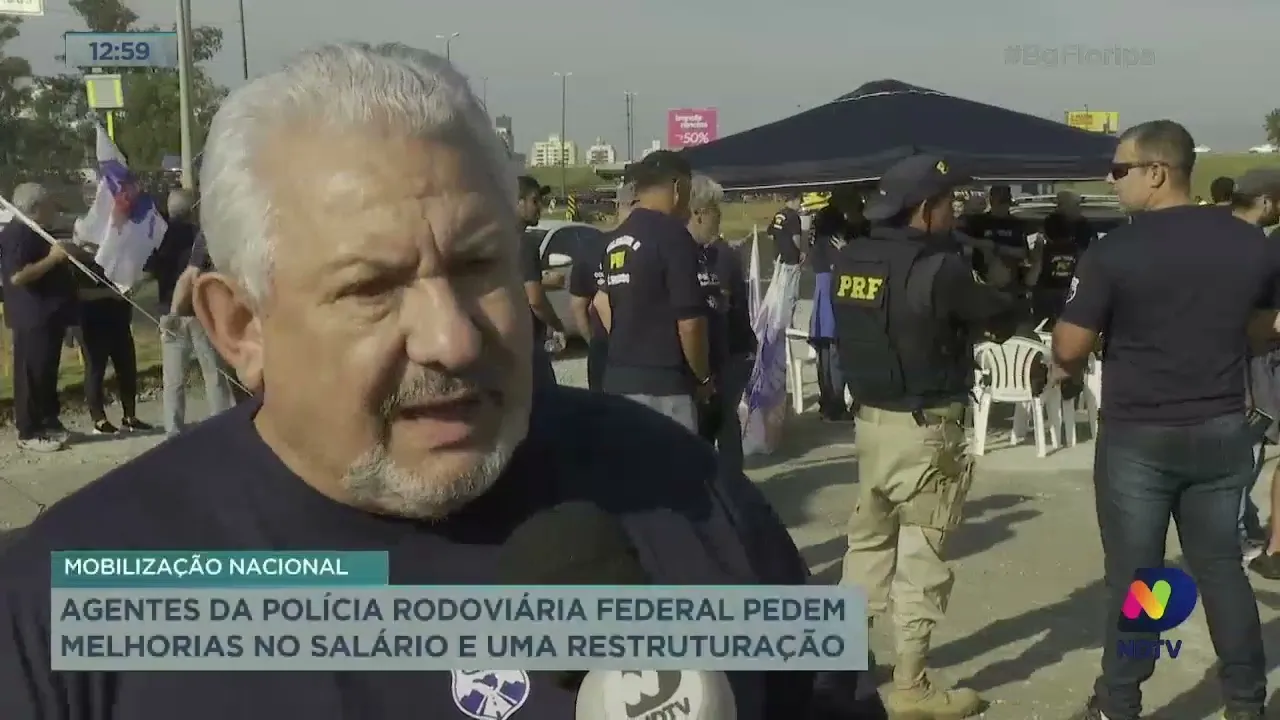Agentes da Polícia Rodoviária Federal pedem melhorias no salário e uma restruturação