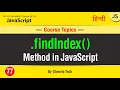 findIndex method in javaScript FindIndex Array Method Tutorial in
