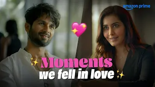 moments we fell in love ft shahid kapoor raashii khanna farzi prime video india