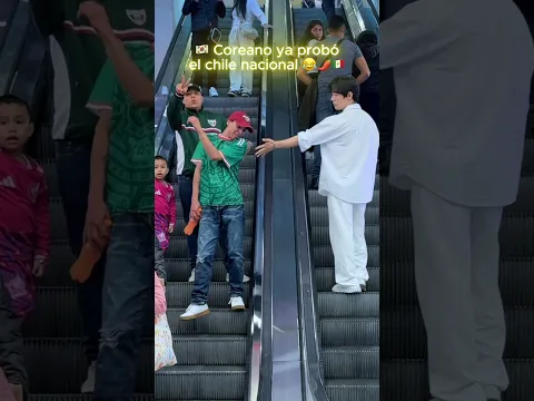 🇰🇷 Coreano ya probó el chile nacional 😂🇲🇽