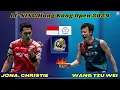 Lagu Pertarungan Sengit! Jonatan CHRISTIE (INA) vs Wang Tzu Wei (TPE) | LI-NING Hong Kong Open 2024 – R32