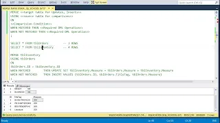 MERGE and RANK TSQL Queries