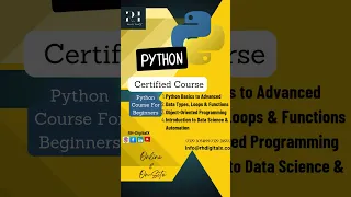Python Programming Course 2025 Learn from Scratch