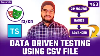 Playwright TypeScript Data Driven Testing in Playwright with TypeScript Using CSV File