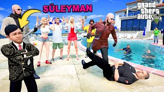 SÜLEYMAN MAFYA KORUMALARIYLA ARKADAŞLARINI KORKUTUYOR! - GTA 5 ATEŞ'İN HAYATI