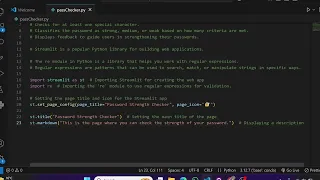 Build a Password Checker in Python with Streamlit Learn Coding in Minutes