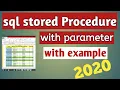 Stored procedures with parameter