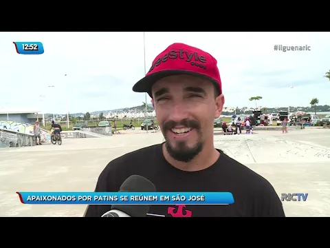 Apaixonados por patins se reúnem em São José para a prática do esporte