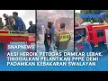 Aksi Heroik Petugas Damkar Lebak, Tinggalkan Pelantikan PPPK Demi Padamkan Kebakaran Swalayan