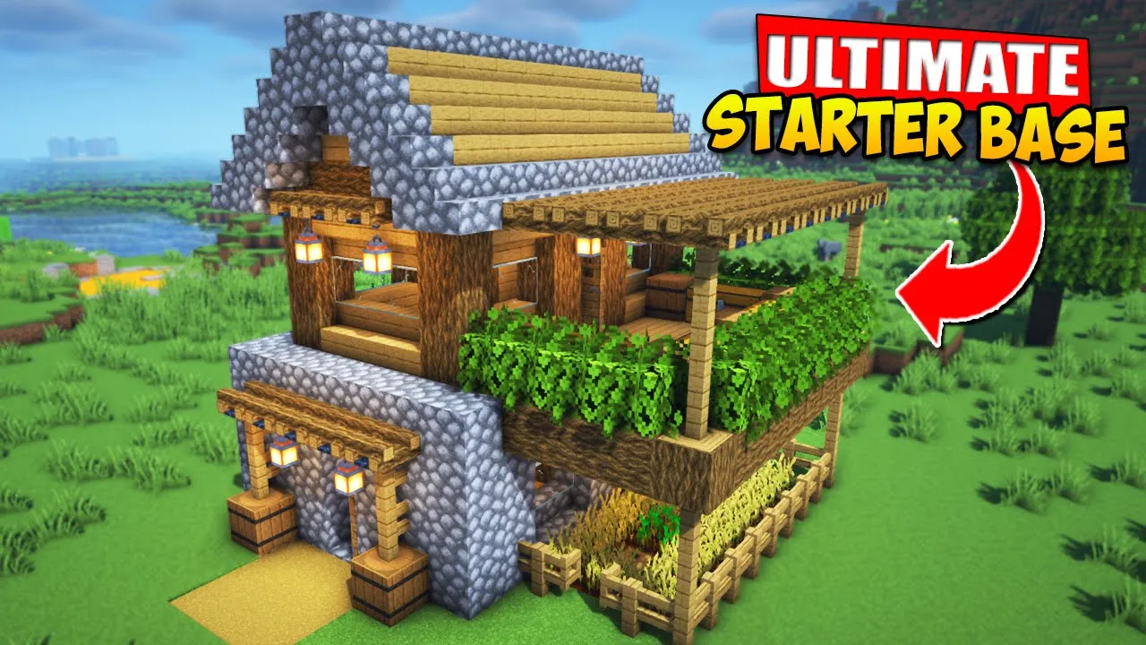 Minecraft Ultimate Starter Survival House Tutorial ????