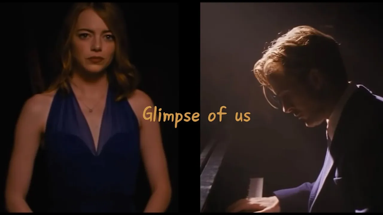 Joji ft.G Dragon - Glimpse of us x La La Land | (slowed+reverb+rain) | lyrics/가사