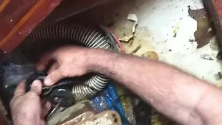 Replacing a knot meter pickup / transducer while boat is in the water (SV Temptress Boat Projects)