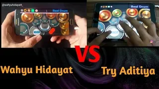 Download Wahyu hidayat vs Try Aditiya Skill Real Drumnya MP3