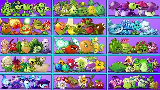 15 Team Plants vs All Zombies - Who Will Win? - PvZ 2 Battlez