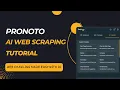 Web Crawling Made Easy with ProNoto Step-by-Step Tutorial