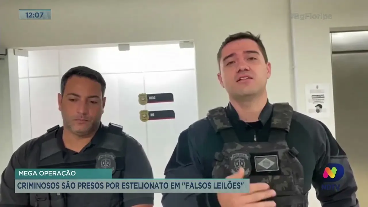Criminosos são presos por estelionato em 'falsos leilões'